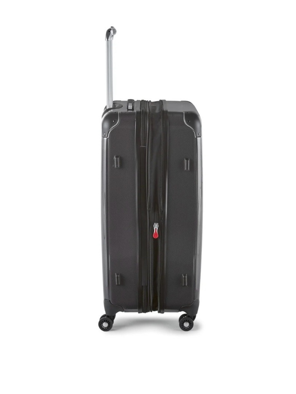 Suitcase Large NEW Black Hard-Shell Luggage 29" Exp. Hardside Spinner - Picture 3 of 10